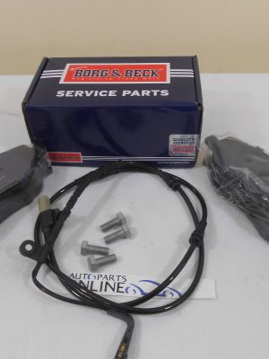 RANGE ROVER SPORT 2006>09 BORG & BECK FRONT BRAKE PADS & WEAR SENSOR-