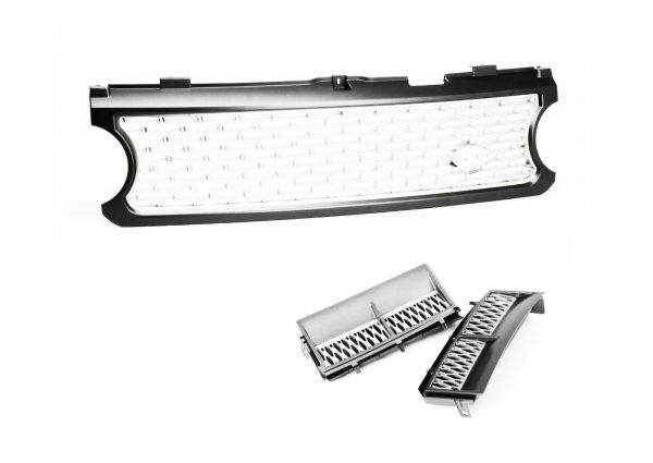 RANGE ROVER VOGUE L322 2006>09  SE Design Grille & Vents Grey / Silver