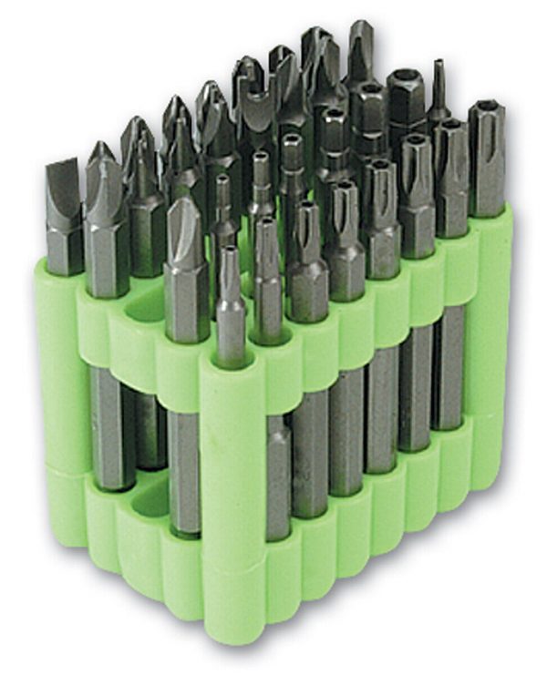 Tamperproof Bit Set 32 Piece  Star,Hex,Torq & PzDrive Bits Laser tool brand 2964