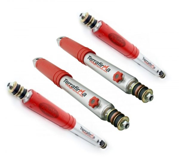 DEFENDER DISCO 1 TERRAFIRMA FRONT & REAR STD 4 STAGE ADJUSTABLE SHOCK ABSORBERS