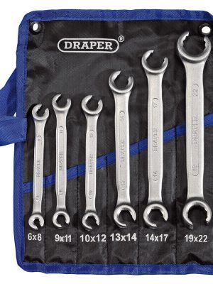 Draper  Flare Nut Spanner Set (6 Piece)