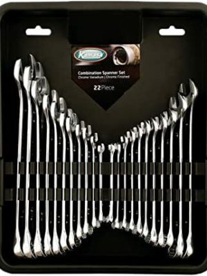 Kamasa - 22 Piece Metric & AF Imperial Wrench Set In Tool Tray - 56051