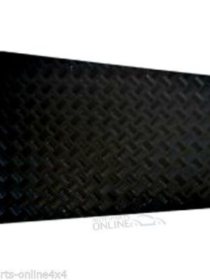LAND ROVER DEFENDER UPTO 2006 - CHEQUER PLATE BONNET PROTECTOR BLACK - RE567B