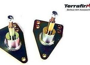 LAND ROVER DEFENDER/DISCOVERY 1 - Rear Lowered Shock Absorber Mount Set - TF512