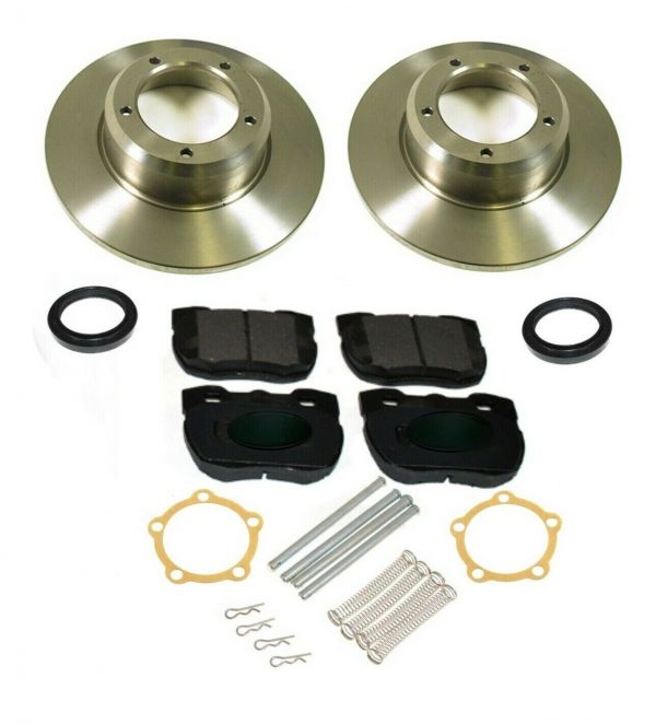 LAND ROVER DISCOVERY 1 & DEFENDER 300TDI - FRONT BRAKE DISCS, PADS & FITTING KIT