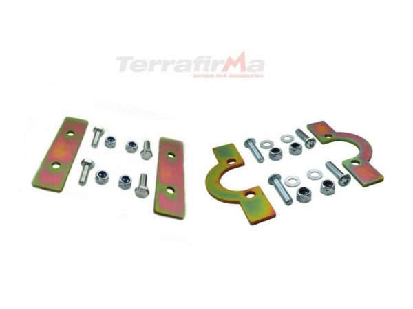 LAND ROVER DISCOVERY 1 HD FRONT& REAR COIL SPRING RETAINING PLATES TERRAFIRMA