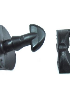 LAND ROVER DISCOVERY 2 BATTERY COVER TURNBUCKLE & RECEIVER CLIP - DZM100060/70
