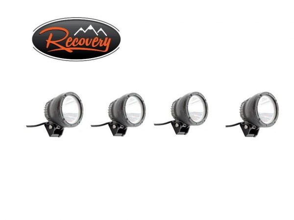 LAND ROVER DISCOVERY 3 & 4 2004 > 16 ROOF RACK LIGHTS ROOF RACK SPOT LIGHTS X4