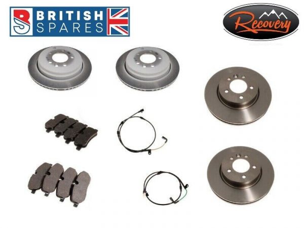 LAND ROVER DISCOVERY 3 FRONT & REAR BRAKE DISC, PAD & SENSOR SET BD06