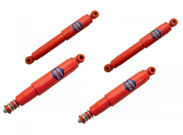 LAND ROVER SERIES 2/3 SWB 80" FRONT & REAR LONG TRAVEL SHOCKS ABSORBERS