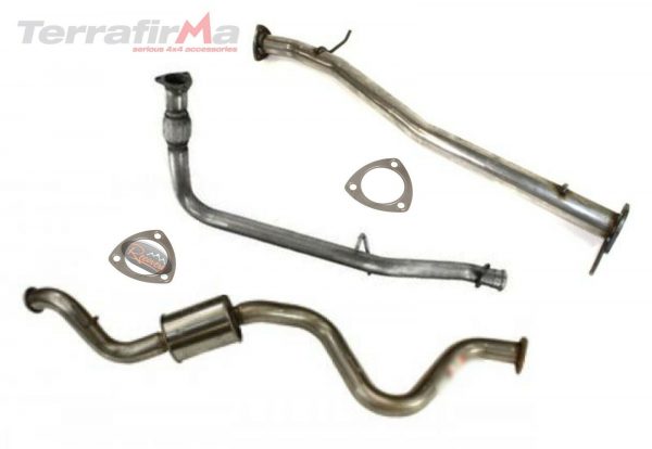 LR DEFENDER 110 TD5 98-06 - TERRAFIRMA DE CAT + CENTRE SILENCER EXHAUST SYSTEM