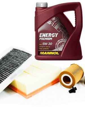 LR DISCOVERY 2009 > 4 3.0 TDV6 SERVICE FILTER KIT, AIR, OIL & FUEL + MANNOL OIL