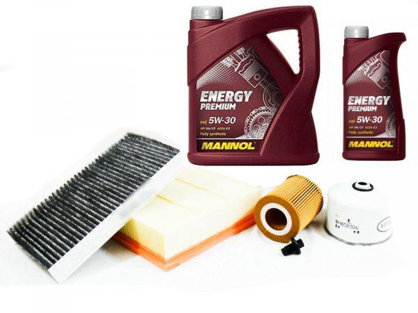 LR DISCOVERY 2009 > 4 3.0 TDV6 SERVICE FILTER KIT, AIR, OIL & FUEL + MANNOL OIL