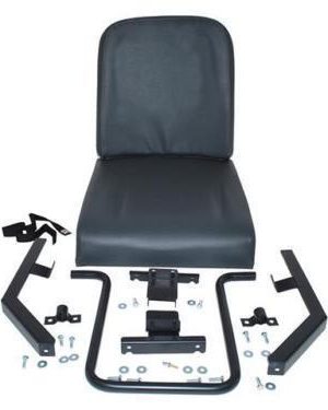 Land Rover Defender Rear Inward Facing Folding Seat - Grey Vinyl DA4075