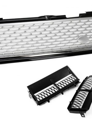 RANGE ROVER VOGUE L322 2010>12 - SE Grille & Vents Black/Silver Chrome Trim