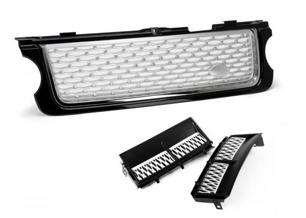 RANGE ROVER VOGUE L322 2010>12 - SE Grille & Vents Black/Silver Chrome Trim