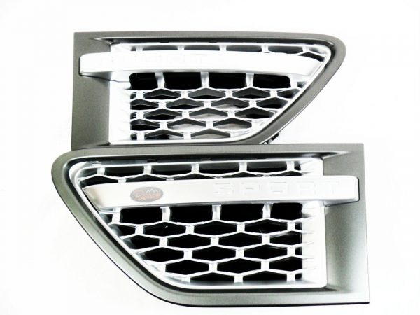 Range Rover Sport 2010>2013 - HAWKE Grey Side Vents & Silver Mesh/Bar