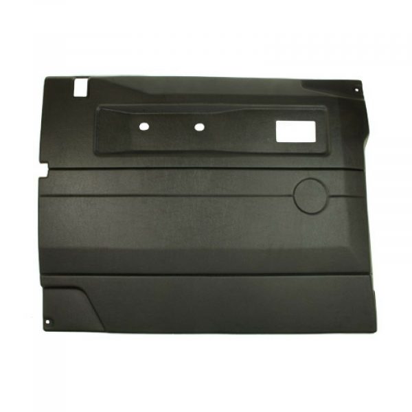 BLACK LH PUSH BUTTON FRT DOOR CARD WITH ELECTRIC WINDOWS DEF UPTO 2007 - TF2445