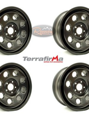 DISCOVERY 3 STEEL WHEELS OFF ROAD WHEELS 8"x18" TERRAFIRMA TF152 X4