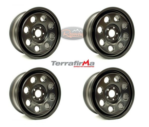 DISCOVERY 3 STEEL WHEELS OFF ROAD WHEELS 8"x18" TERRAFIRMA TF152 X4