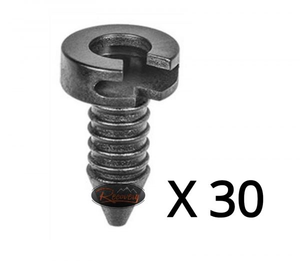 LAND ROVER DEFENDER 90 110 130 - DOOR PANEL TRIM CARD FASTENERS X 30 - MXC1800