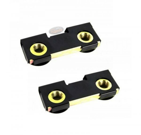 LAND ROVER DEFENDER 90 110 BUMPER BOLT CAPTIVE NUT PLATES X2 (PAIR) - ALQ710040
