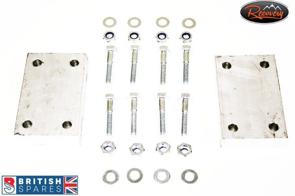 LAND ROVER DEFENDER 90/110 TERRAFIRMA HEAVY DUTY ANTI ROLL BAR SPACER KIT 4 HOLE