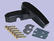 LAND ROVER DEFENDER - Billet Aluminium Windscreen Bracket Kit Black-DA1142B