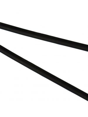 LAND ROVER DEFENDER OUTER FRONT DOOR WINDOW RUBBER WAIST SEAL TRIMS X2 - ALR5980