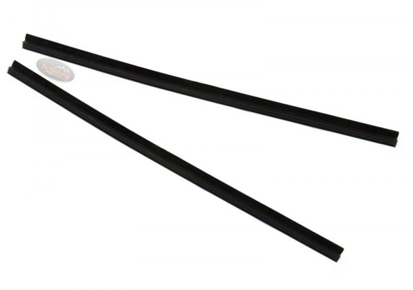 LAND ROVER DEFENDER OUTER FRONT DOOR WINDOW RUBBER WAIST SEAL TRIMS X2 - ALR5980