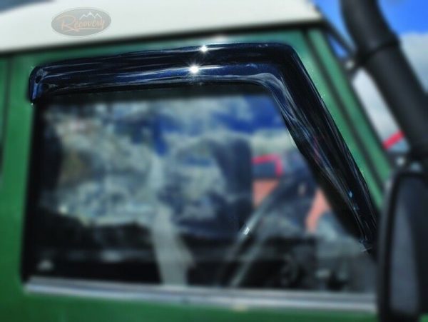 LAND ROVER DEFENDER PREMIUM TERRAFIRMA FRONT WINDOW WIND DEFLECTORS  PAIR TF666 - Image 3
