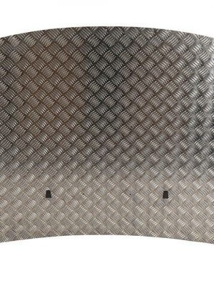 LAND ROVER DISCOVERY 2 BONNET CHEQUOR PLATE IN BLACK -  RED5260B