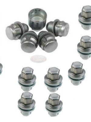 LR DISCOVERY 3/4 - STAINLESS ALLOY WHEEL NUT & LOCKING NUT KIT (X16) -LWNK01