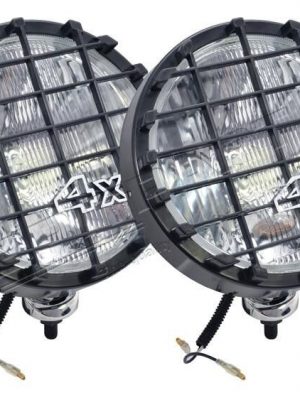 Land Rover & 4X4s - 100W Spotlights/Driving Lamps+ Stone Guards (pair) DA4088