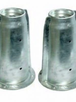 Land Rover Defender 90/110/130 Standard Front Turrets GALVANISED NRC6372G x 2