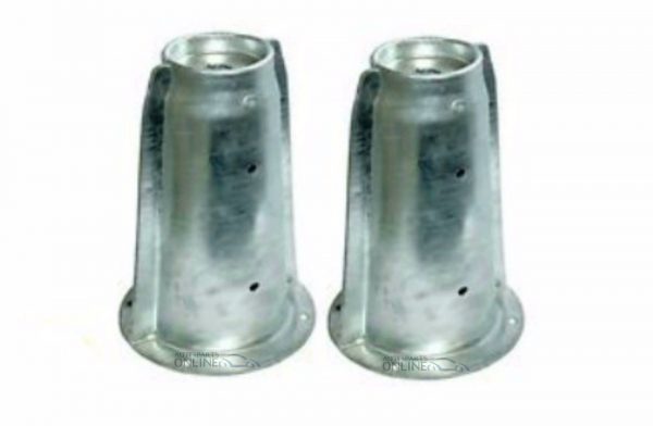 Land Rover Defender 90/110/130 Standard Front Turrets GALVANISED NRC6372G x 2