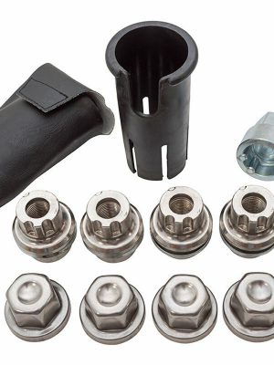 Land Rover Defender & Discovery 1 - Alloy Wheel Locking Nut Set & Removal tool GENUINE