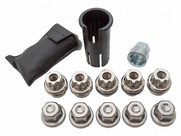 Land Rover Defender & Discovery 1 - Alloy Wheel Locking Nut Set & Removal tool GENUINE