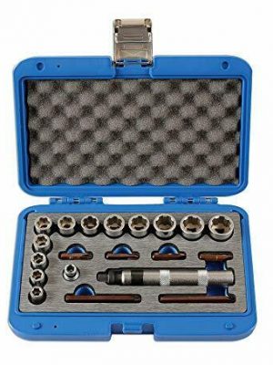 Laser 6219 Damaged Nut Bolt Removal Tool AF & METRIC Sizes 12 Sockets