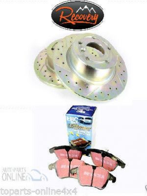 RANGE ROVER P38 1995-2002 FRONT PERFORMANCE DISCS & EBC PADS KIT PBDK02