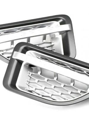Range Rover Sport  05-10 - HAWKE Autobiography Grey Side Vents + Silver Mesh/Bar