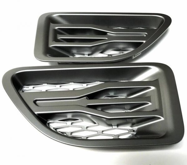 Range Rover Sport 2005-2010 -  Grey Side Vents & Silver Mesh And Bar-RE9037