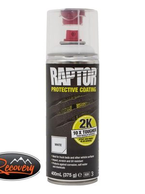 Raptor 2K Aerosol - Protective Coating - 400ml - WHITE - DA6665