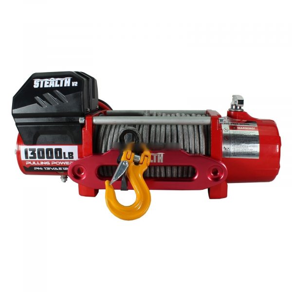 STEALTH V2 1300LB 12V WINCH SYNTHETIC ROPE - ST004