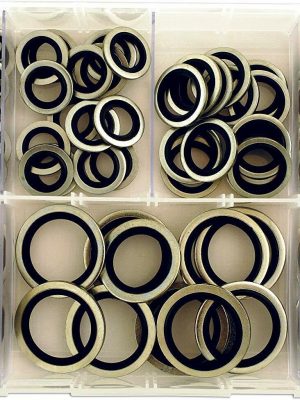 Connect - Assorted Bonded Seal Washers Imp Box - 100 Pieces - 31874