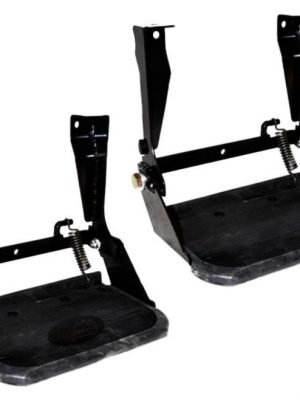 LAND ROVER DEFENDER 90/110/130 - ROBUST FOLDING SIDE STEPS (2) - STC7631 x 2