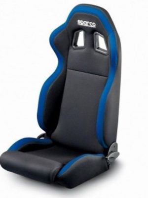 LAND ROVER DEFENDER - SPARCO R100 BLACK / BLUE SEAT - DA7302