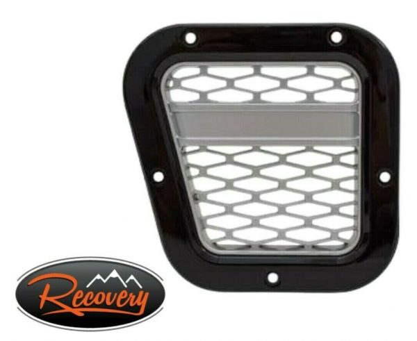 LAND ROVER DEFENDER  XS AIR INTAKE GRILLE BLACK WITH SILVER MESH (LH) - DA1972