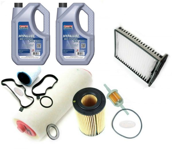LAND ROVER FREELANDER 1 TD4 2002>06  SERVICE FILTER KIT & 10 LTRS 5W30 SEMI OIL