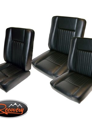 LAND ROVER SERIES 3 - Deluxe Vinyl Black seat kit - DA4298